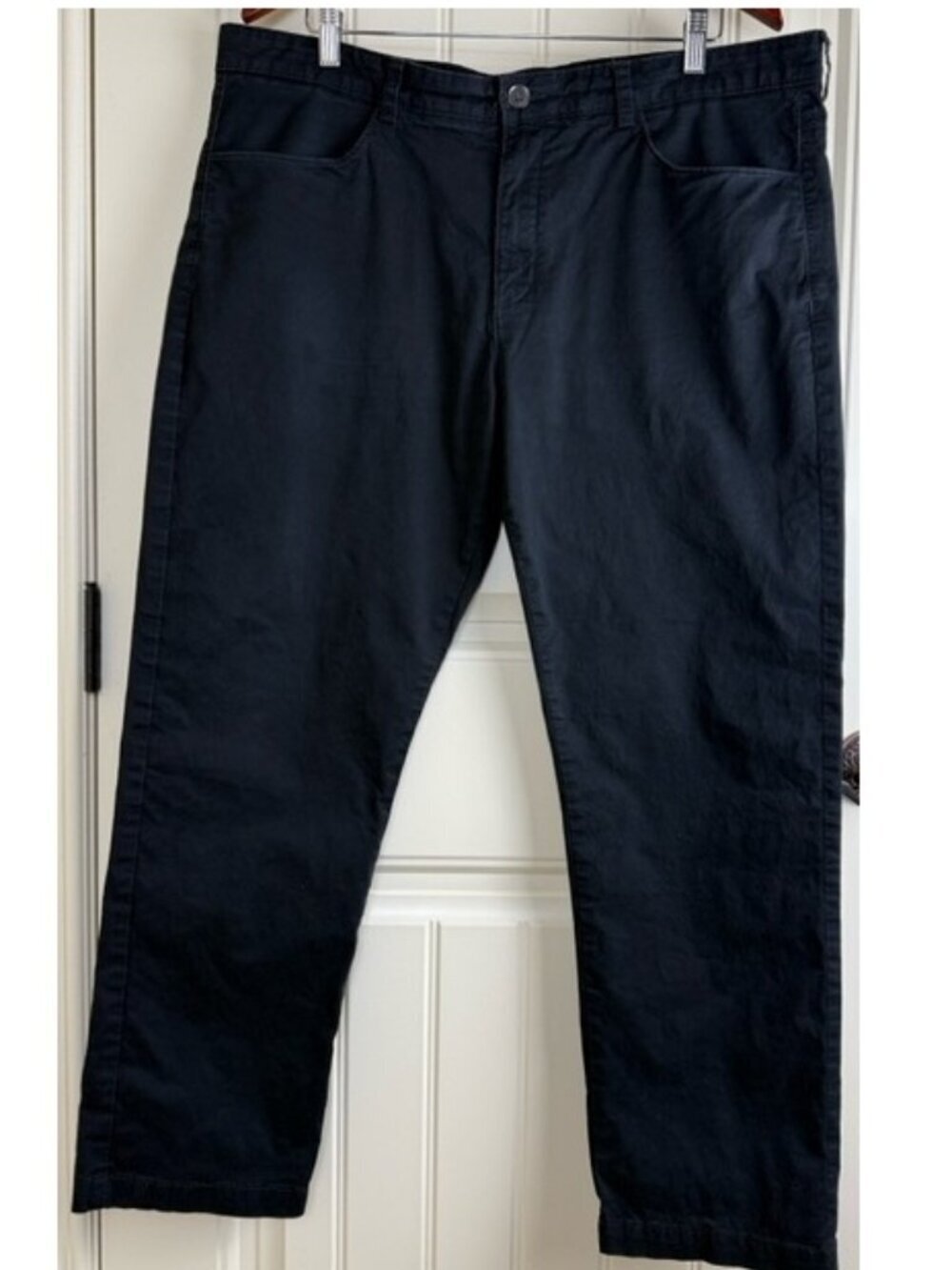 Calvin Klein Pants Mens 38x30 Black Slim Fit Stretch Casual Flat Front